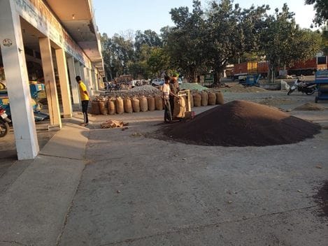 105 quintals of mustard was purchased at private bid in Anaj Mandi
