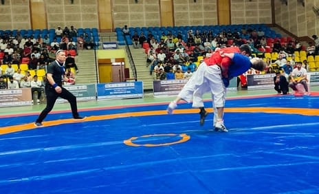 Gurdeep of Mehar Singh Akhara won bronze medal in Belt Wrestling Cup