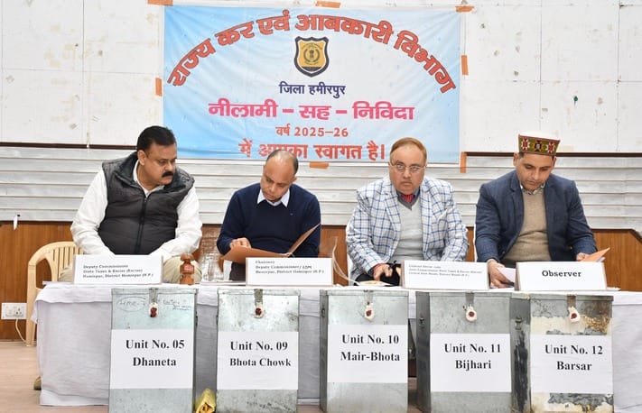 154 liquor vends auctioned in Hamirpur for Rs 114.90 crore
