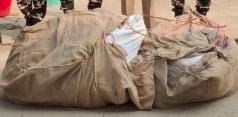 Clothes recovered in border area...smugglers escape