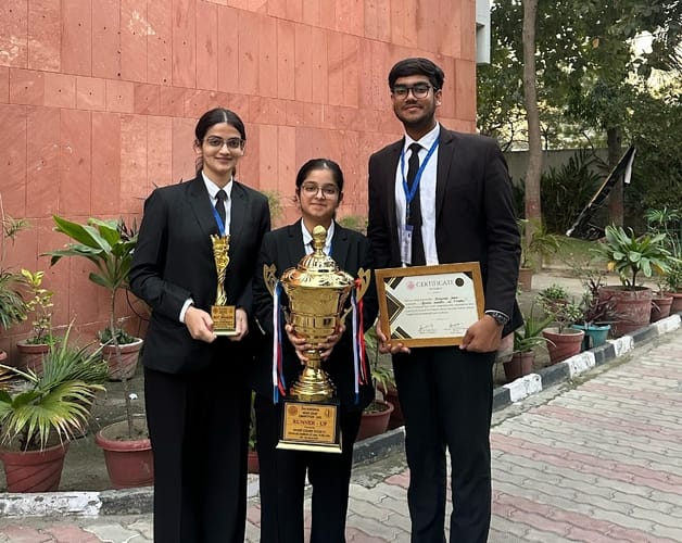 The Law University team was runner-up in the National Moot Court Competition