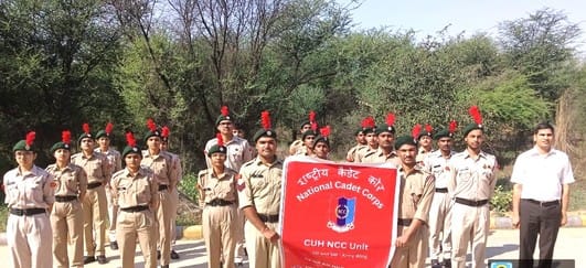 Cadets gave the message of water conservation through the rally