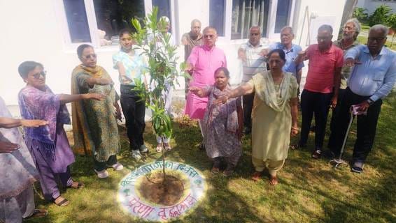 Elders, Prerana members took oath on World Forestry Day