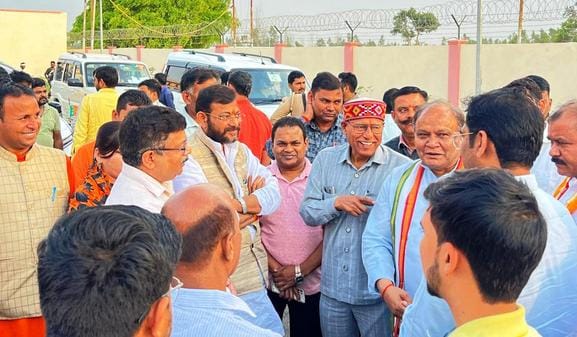 Instructions to repair the road from helipad to Atal Residential School