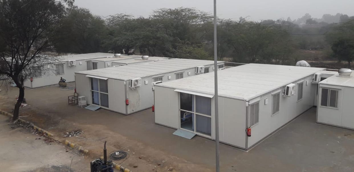 Portable hospital equipment will be used in civil hospital, PHC
