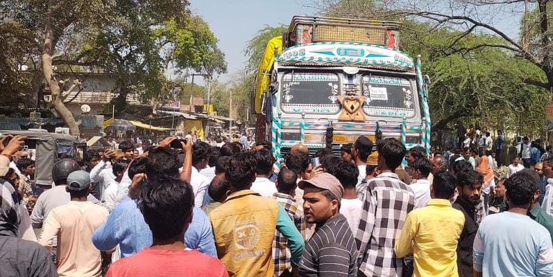 Elderly man dies in truck accident