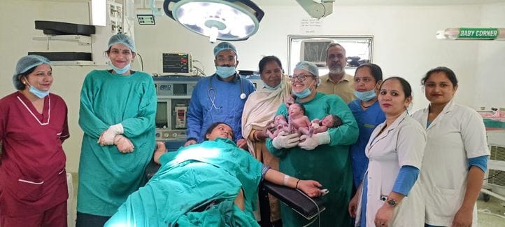 Successful operation of triplet pregnancy