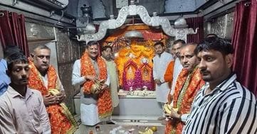 Cabinet Minister Krishna Bedi reached Mata Bhramari Dham