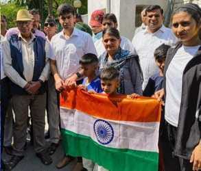 In memory of the martyrs, a race was flagged off from Rewari to India Gate