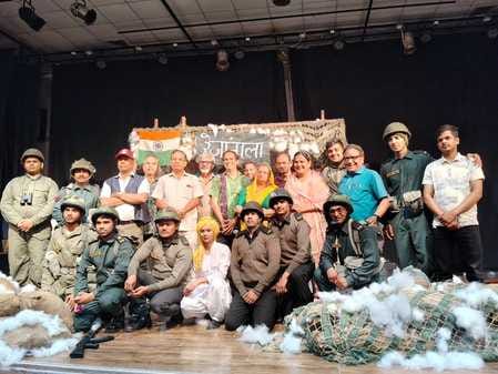 Live enactment of Rezangla War drama