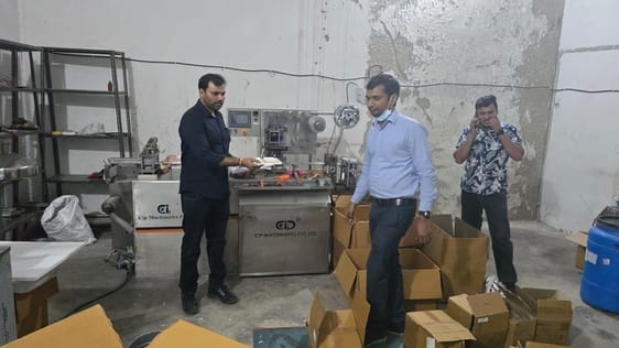 Illegal drug factory caught in Kharkhoda, machines, raw material and finished drugs sealed