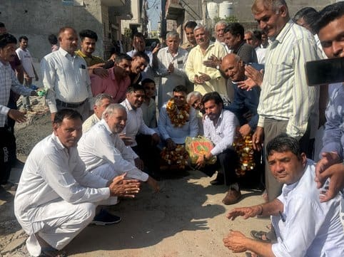 Streets will be built in Dharam Vihar, MLA inaugurated it