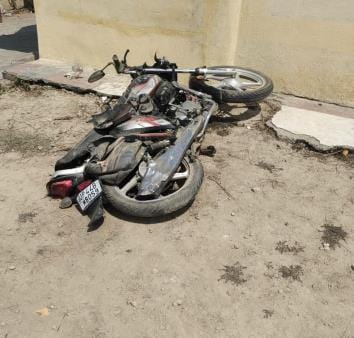 Bike riding grandfather and grandson died after colliding with a truck