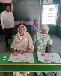 Illiterate people up to 80 years of age gave the exam to become literate
