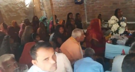 On receiving information about conversion, a scuffle broke out with the inspector who arrived and strangled him