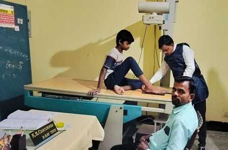 There is a shortage of X-ray technicians at CHC, they are managing the work through Jugaad
