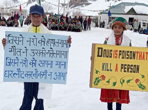 Snow festival celebrated in Hansa of Spiti