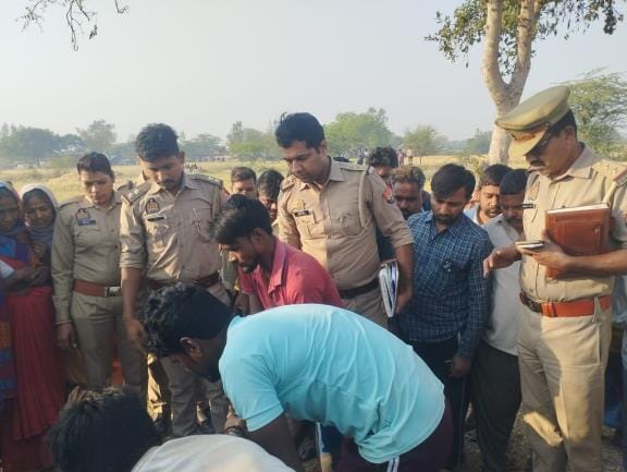 The body of a young man was found hanging from a tree, murder alleged