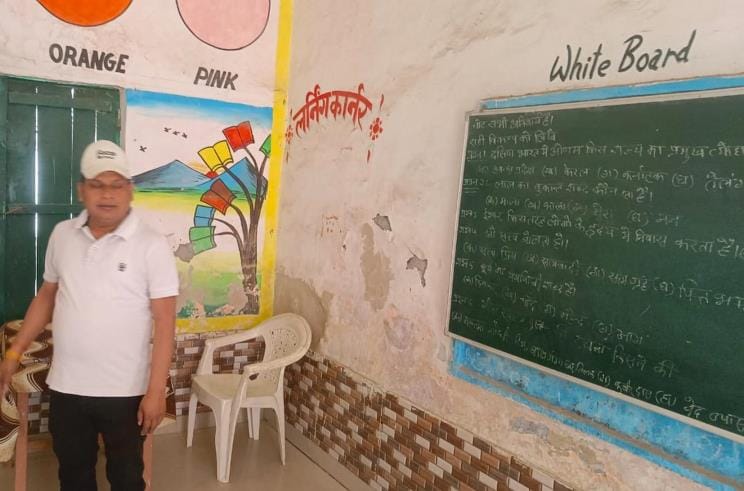In some places the question paper did not reach and in some places the teachers and principals were absent