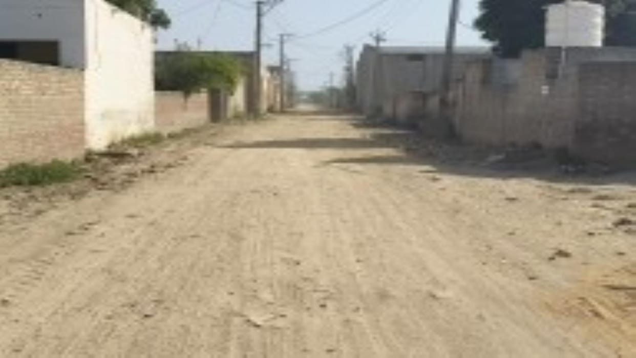 Five months have passed since the tender for road construction was allotted, yet the work has not started