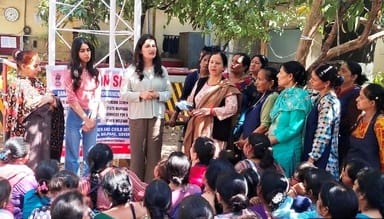 Women were made aware about menstrual hygiene