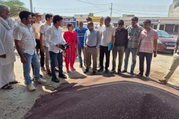 SDM visited the grain market and took stock of the mustard procurement work