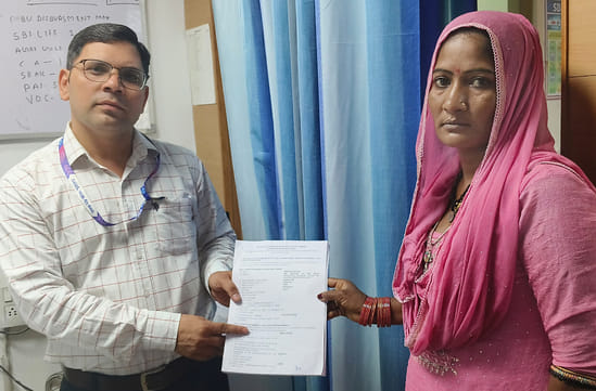 The consumer was given a claim of two lakh rupees