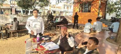 The court is being run in the old building of the college There is no place for the advocates