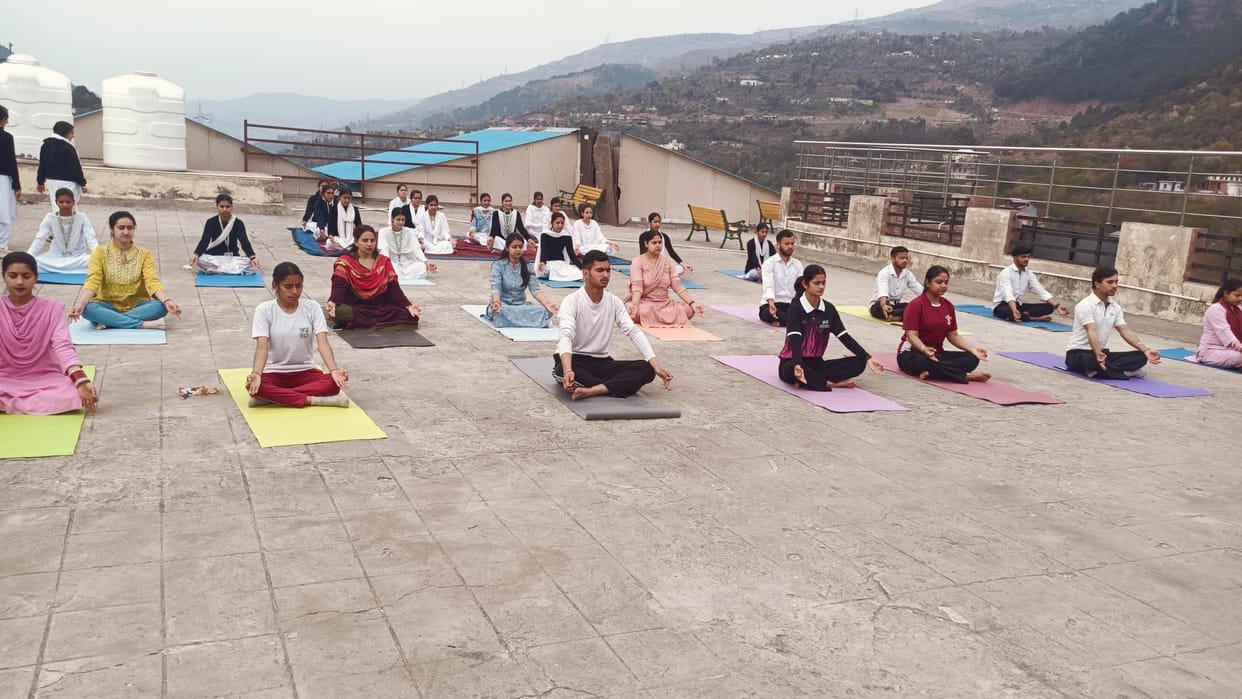 Yoga Camp in College