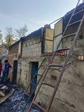 6 sheep and goats burnt in fire in Gabba village