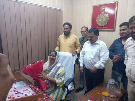 Swarn Kaur took over the charge of NP president