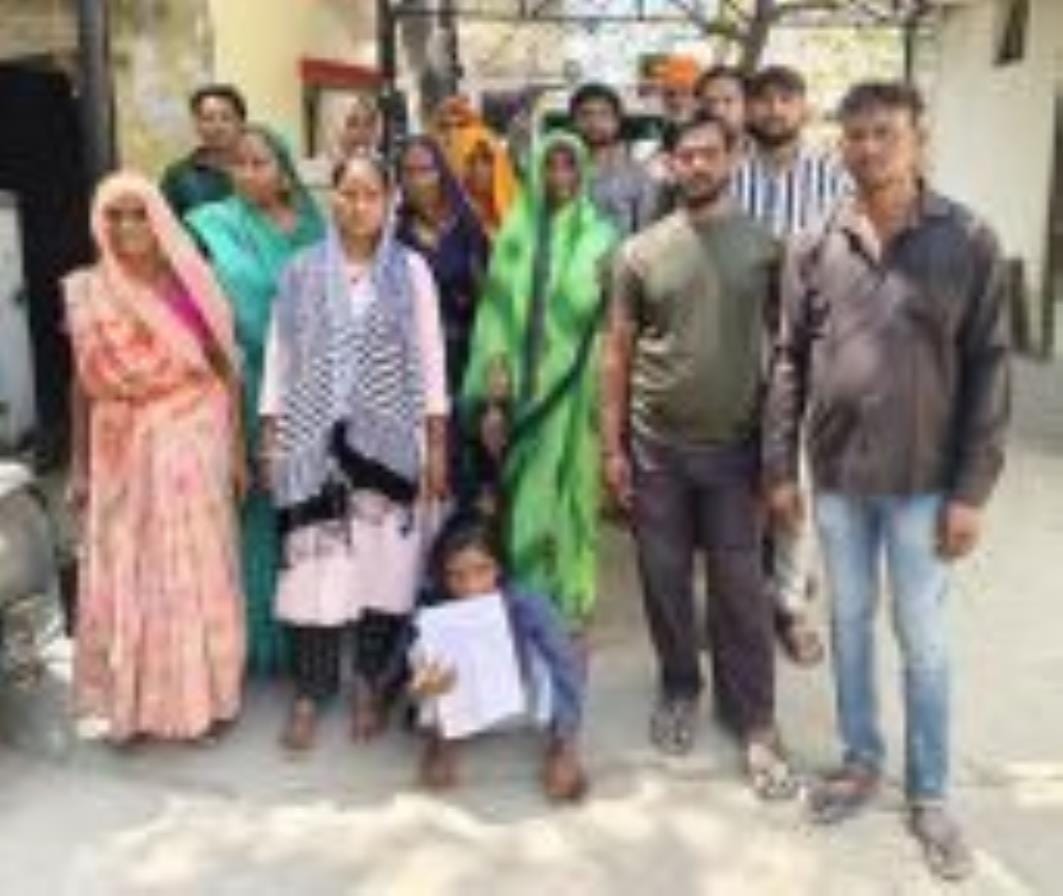 Villagers got angry over obstruction in road construction