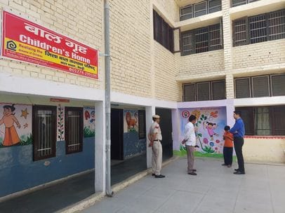 Dalsa Secretary visited old age home and children home