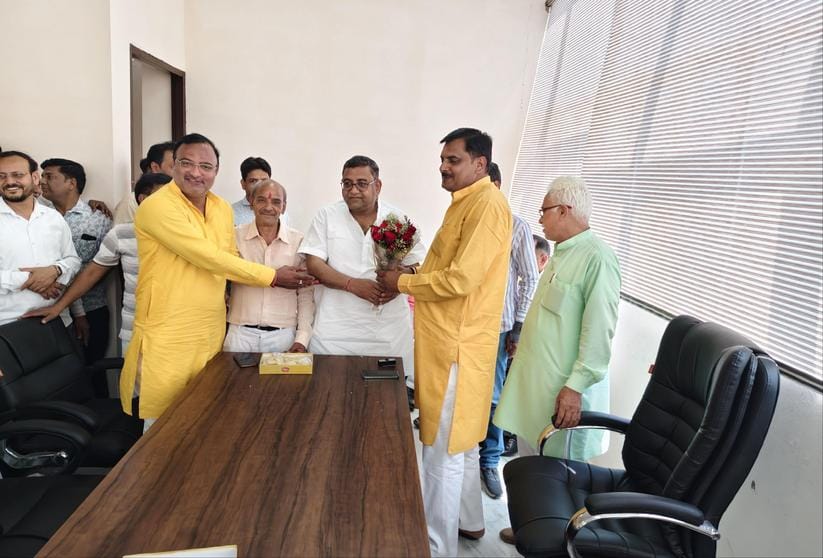 Ateli Nagar Palika chairman took charge, will make proper arrangements for the playground