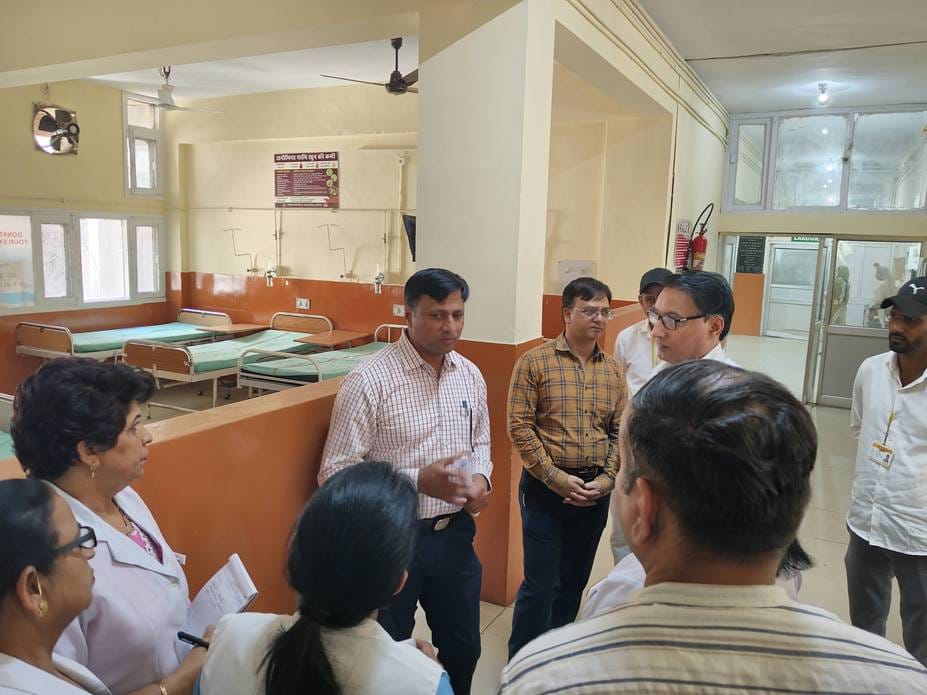 Expiry medicines were found mixed in the hospital dispensary, dustbins were found uncovered