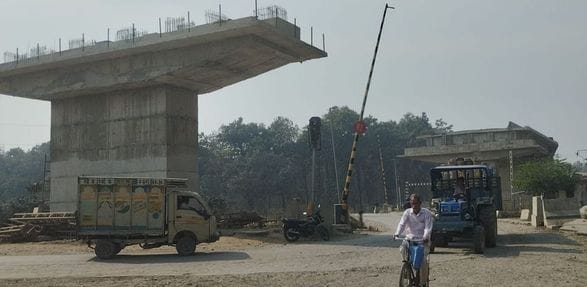 The deadline has long passed, crores of rupees have been spent, yet two overbridges remain incomplete