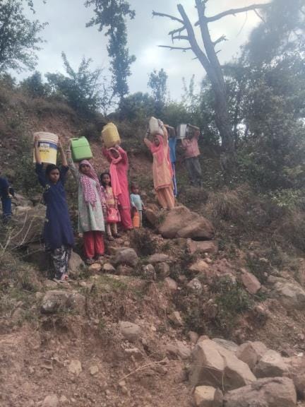 More than 50 percent of people did not get water in Bilawar