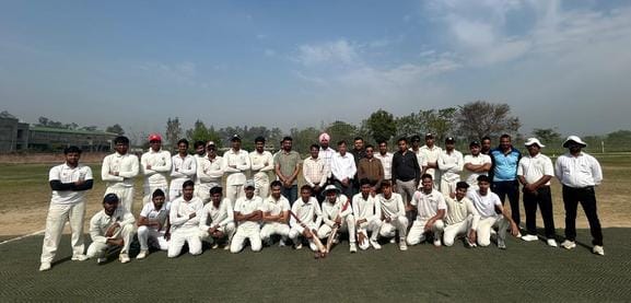 The team of Government College Bheriya won by 113 runs