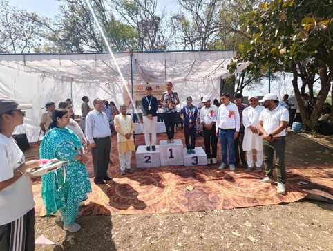 Aniket first in high jump, Karna got second place
