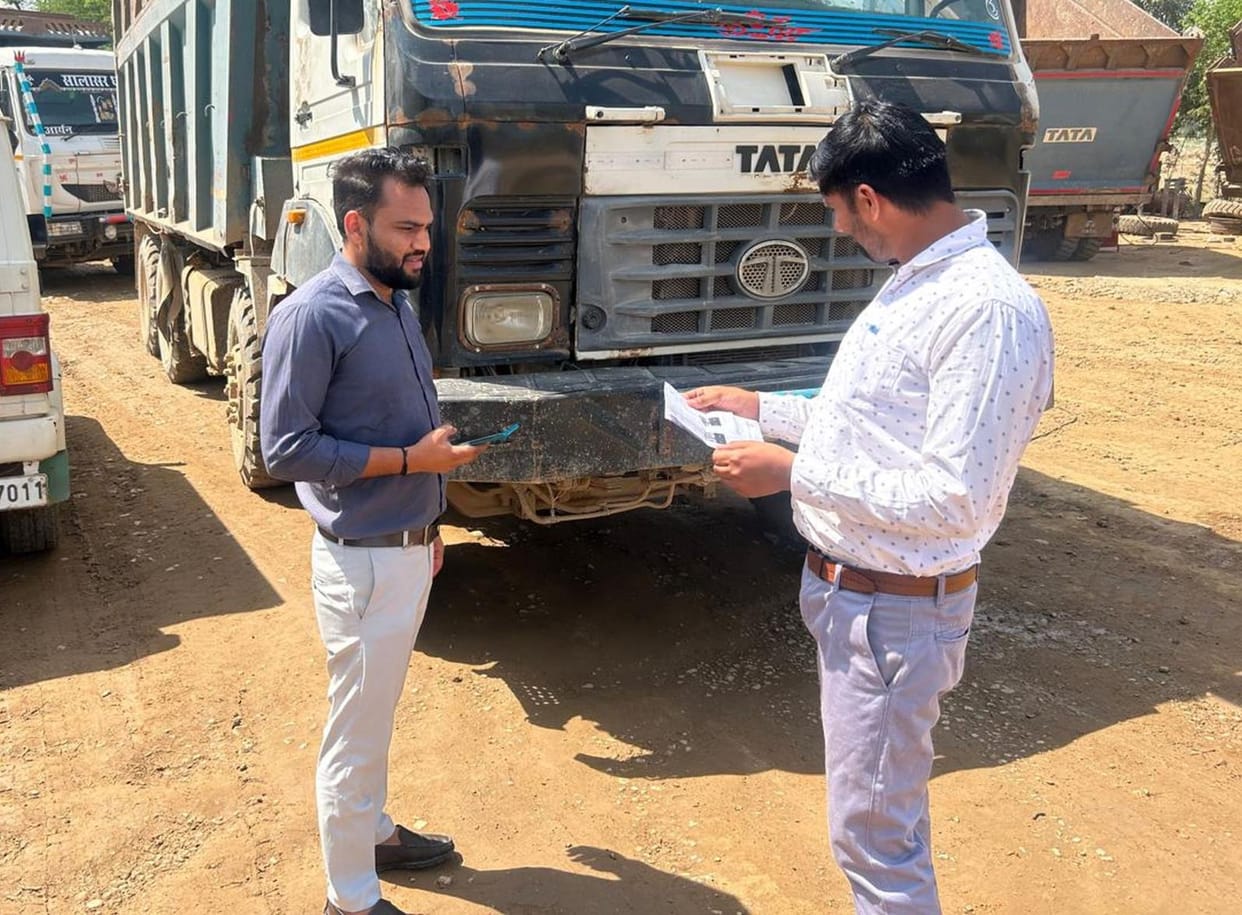 The mining department team inspected 80 vehicles