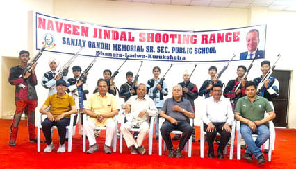 Won four medals including one gold in shooting competition