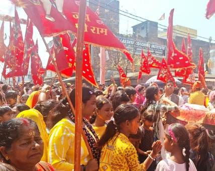 Devotees danced with enthusiasm in Balaji's procession in Malani