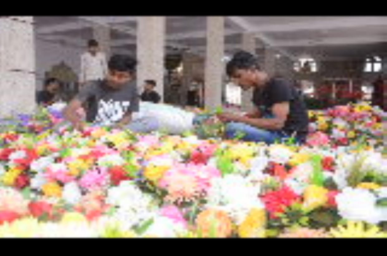 Temples started getting decorated for Chaitra Navratri