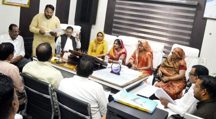 the budget of development works worth Rs. 119.35 crore was passed In the meeting of Municipal Council Bhiwani