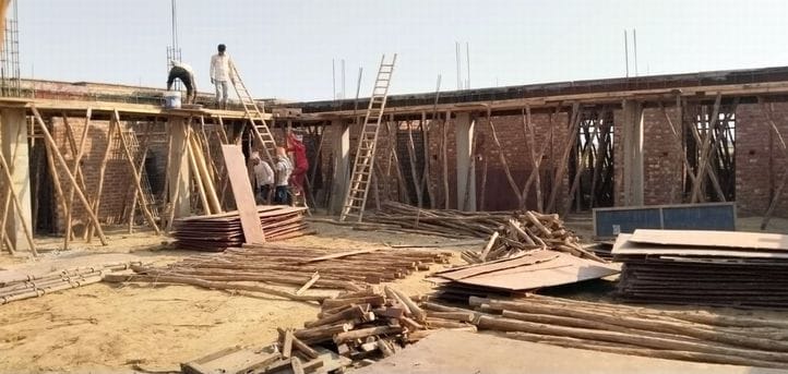 Kasturba Gandhi Residential Hostel being built in village Lalei at a cost of Rs. 4 crore