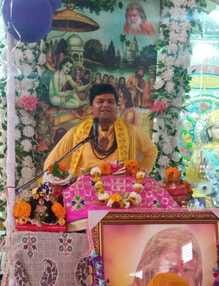 Description of the churning of the ocean narrated in the Shrimad Bhagwat Katha