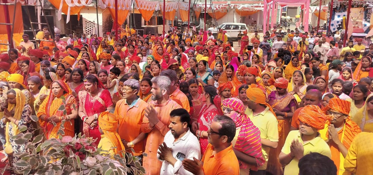 Shri Mehandipur Balaji Festival begins with Nishan and Kalash Yatra