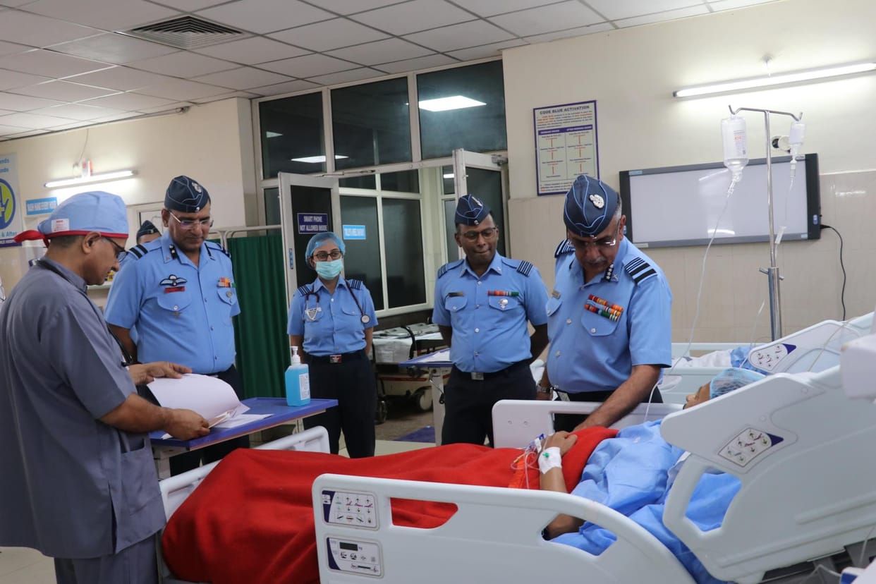 Air Marshal took information about medical facilities