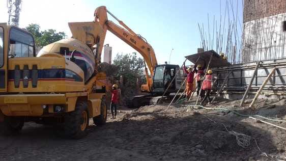 Construction of passenger hall started at the southern end of Gokarna Tirtha