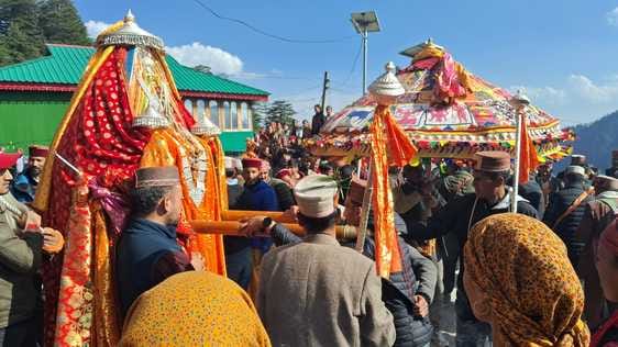 Devta Pazhari returned to the temple after a three-day tour